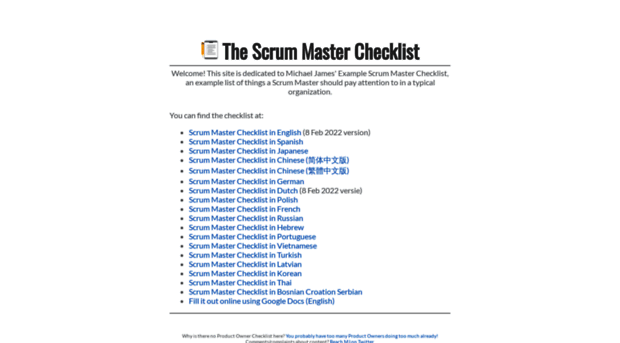 scrummasterchecklist.org