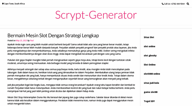 scrypt-generator.com