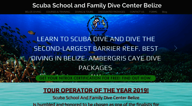 scubaschoolbelize.com