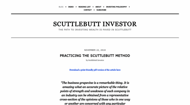 scuttlebuttinvestor.com