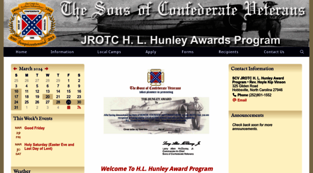 scvjrotchlhunleyaward.com