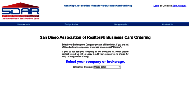 sdar.managebusinesscards.com
