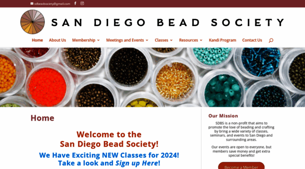 sdbeadsociety.org