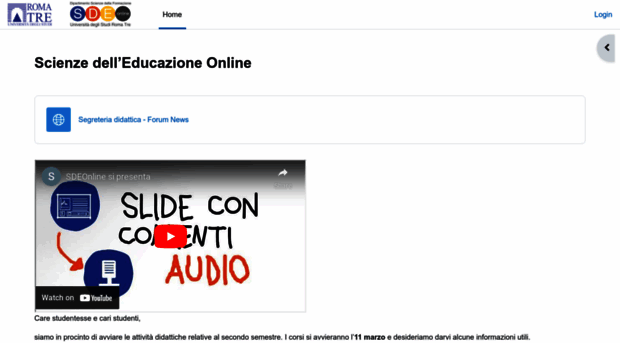 sdeonline.uniroma3.it