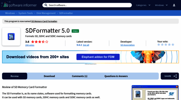 sdformatter.software.informer.com