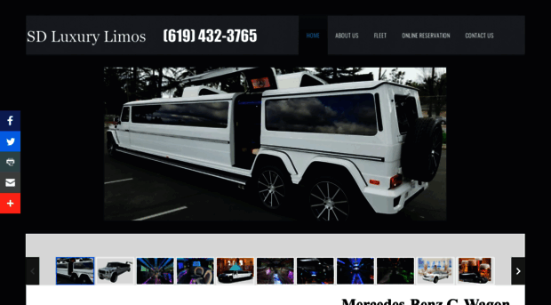 sdluxurylimos.com