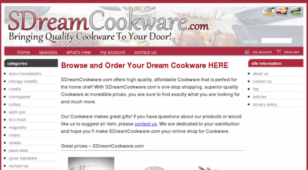 sdreamcookware.com