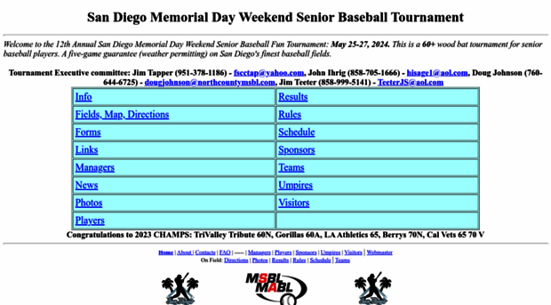 sdseniorbaseball.com