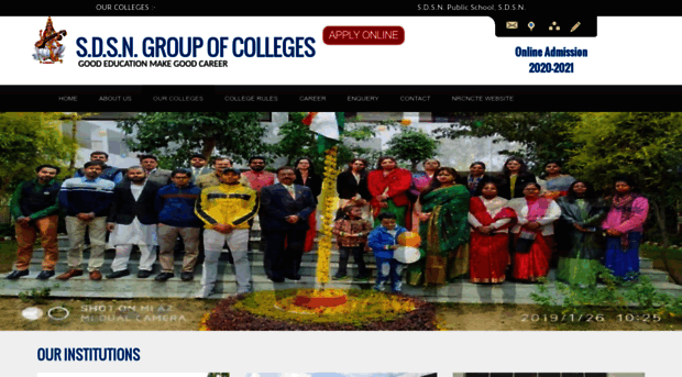 sdsngroupofcolleges.org