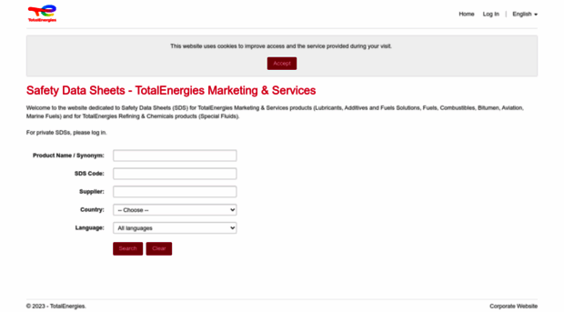 sdstotalms.total.com - SDS Safety Data Sheets – Total... - SDS Total Ms