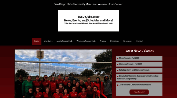 sdsusoccer.com