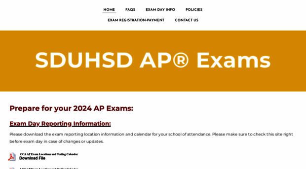 sduhsdapexams.com