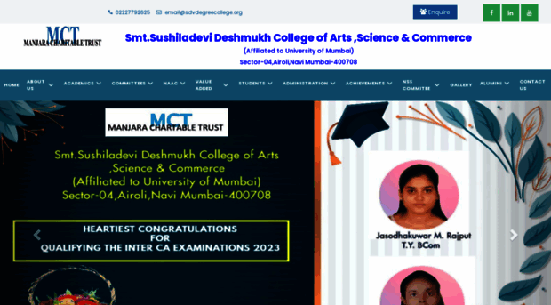 sdvdegreecollege.org