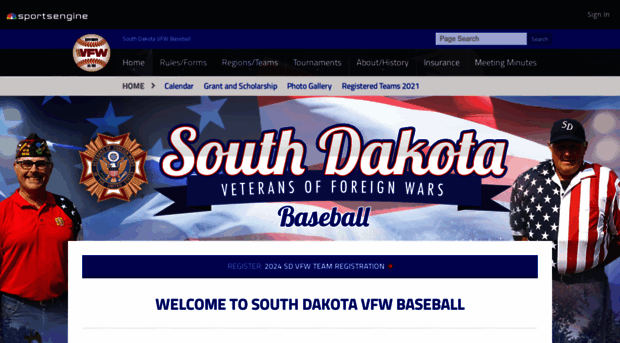 sdvfwbaseball.com