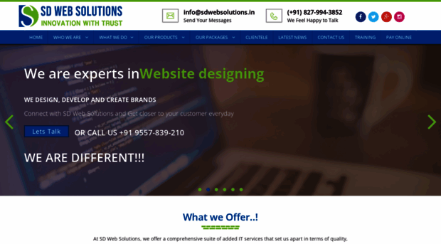 sdwebsolutions.in