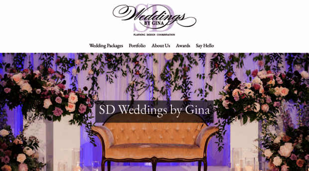 sdweddingsbygina.com