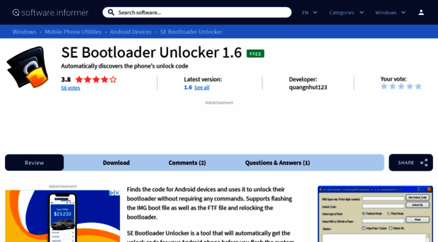 se-bootloader-unlocker.software.informer.com