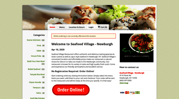 seafoodvillagenewburgh.com