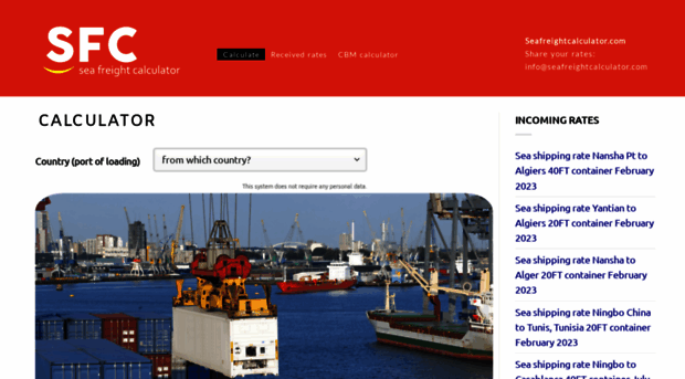 seafreightcalculator.com