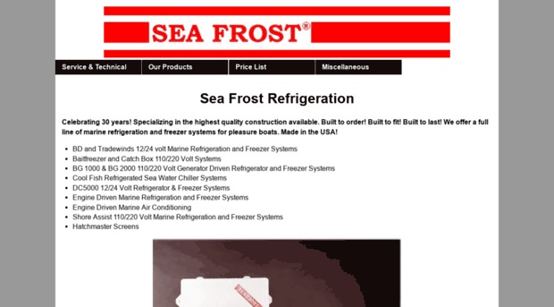 seafrost.com