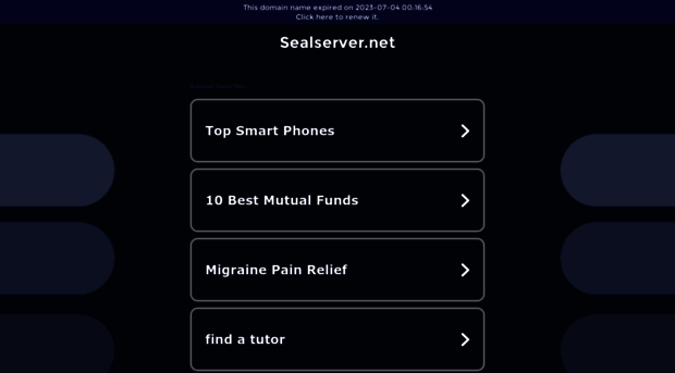 sealserver.net