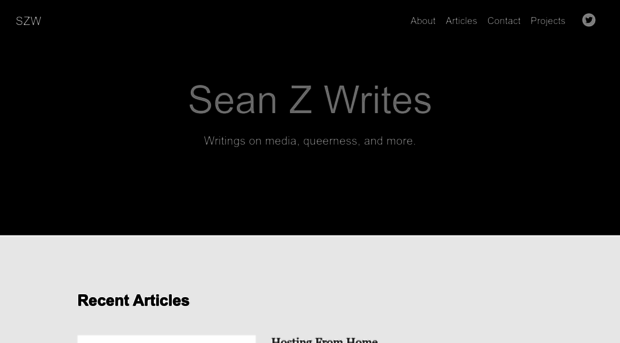 seanzwrites.com