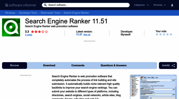 search-engine-ranker.software.informer.com