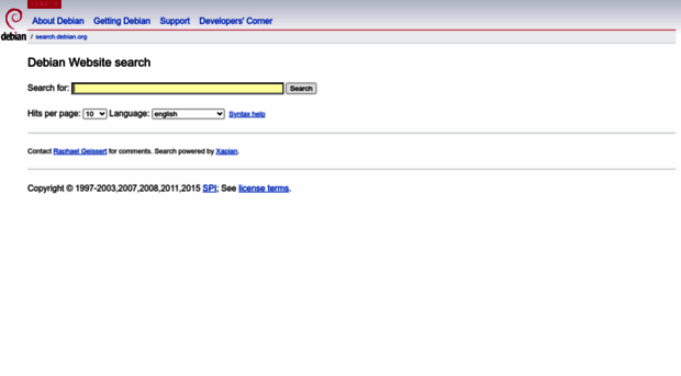 search.debian.org
