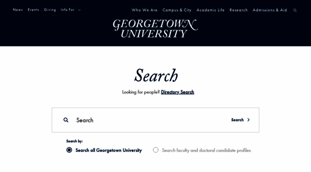 search.georgetown.edu