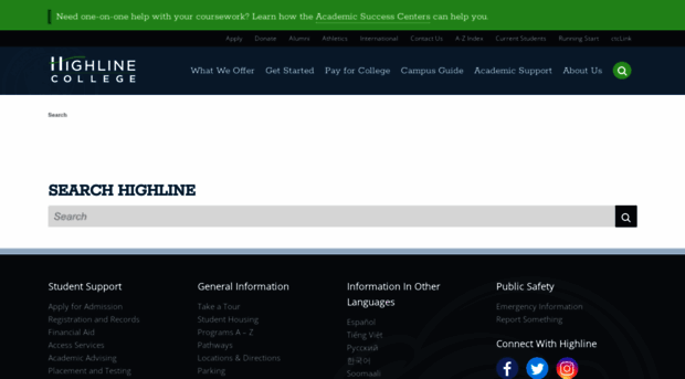 search.highline.edu