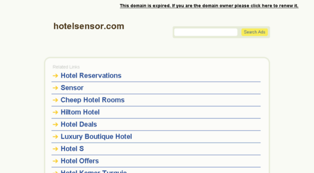 search.hotelsensor.com