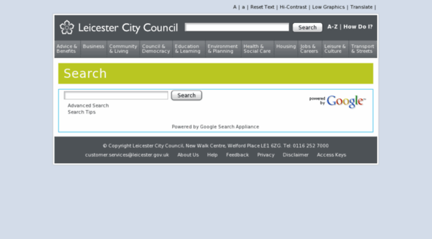 search.leicester.gov.uk