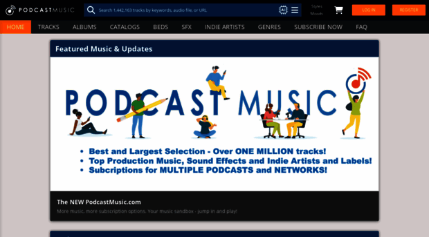 search.podcastmusic.com