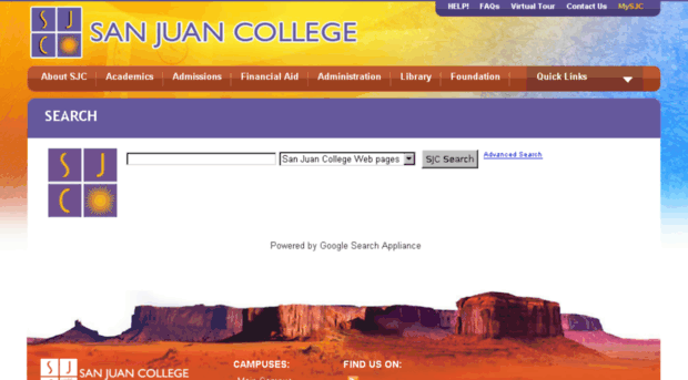 search.sanjuancollege.edu