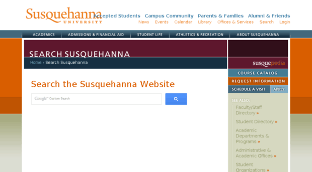 search.susqu.edu