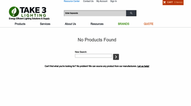 search.takethreelighting.com