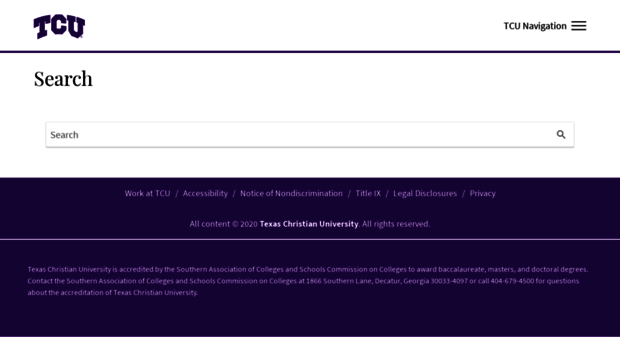 search.tcu.edu