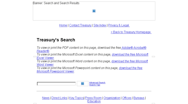 search.treas.gov