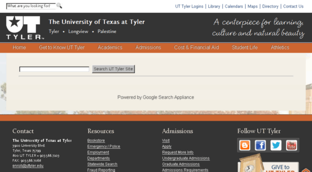 search.uttyler.edu