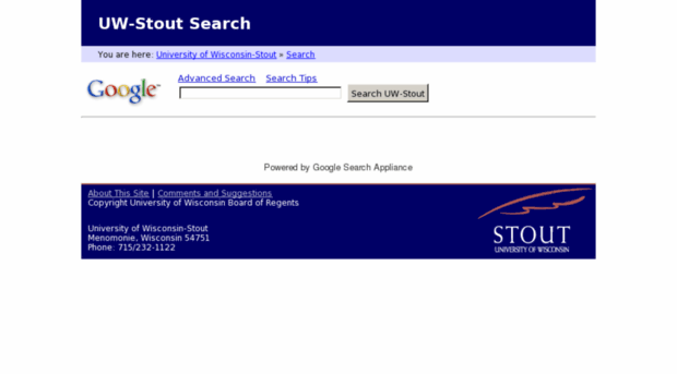 search.uwstout.edu