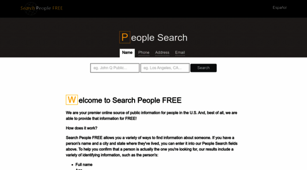 find people and addresses for free