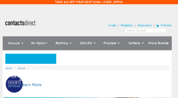 searsopticalcontacts.com