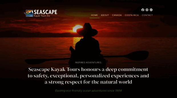 seascapekayaktours.com