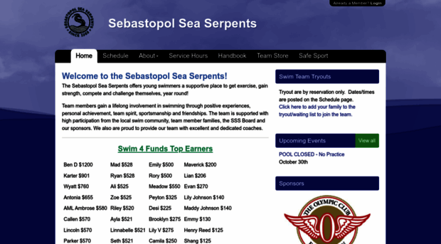 seaserpents.swimtopia.com