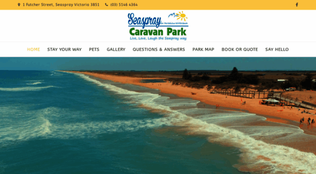 seaspraycaravanpark.com