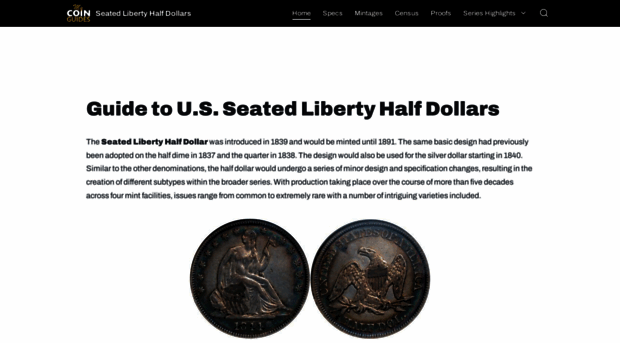 seatedlibertyhalfdollar.com