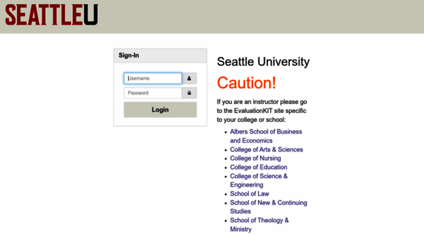 seattleu.evaluationkit.com