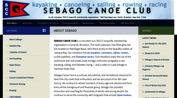 sebagocanoeclub.org