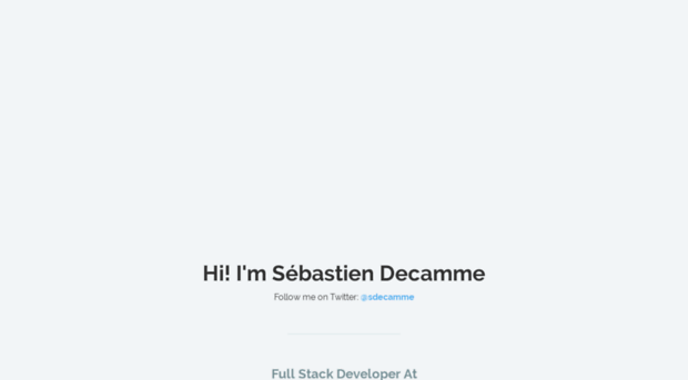 sebastiendecamme.fr