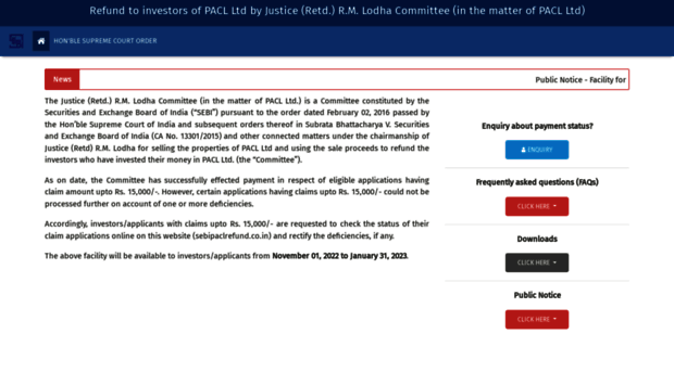 sebipaclrefund.co.in